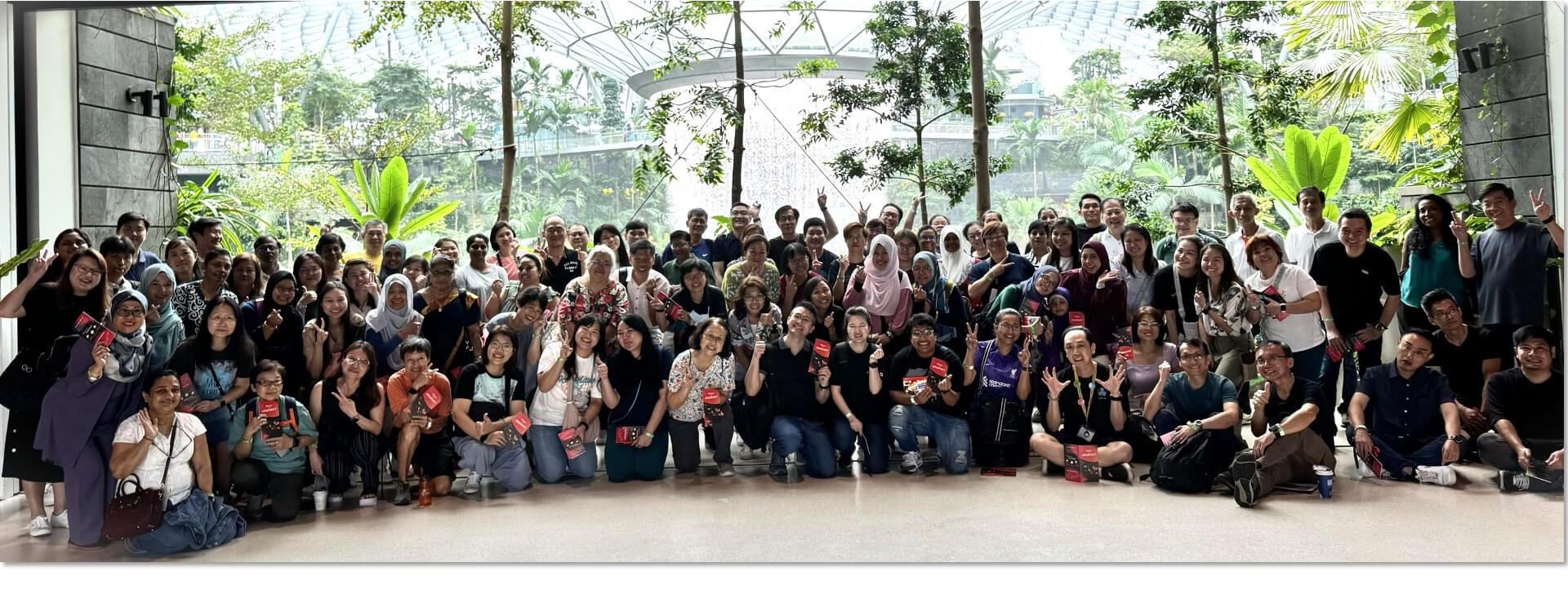 Staff of Yio Chu Kang Secondary School were at Changi Jewel for our annual Staff Retreat